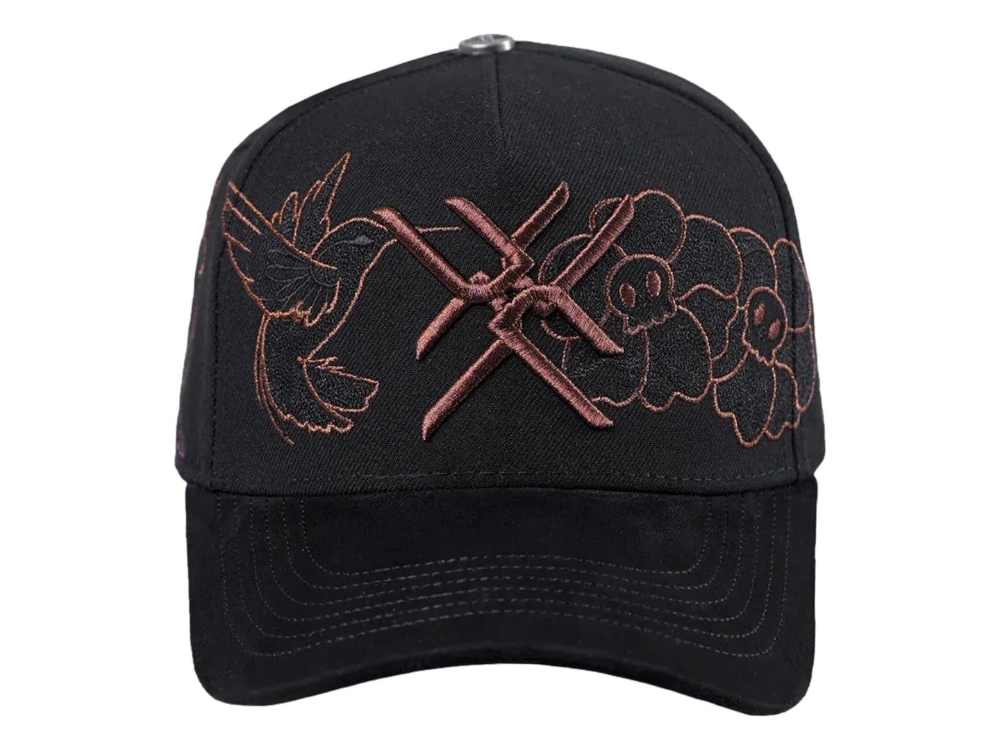 Gorra JC Hats Dead Negro y Cobre