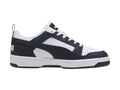 Tenis PUMA Rebound V6 Low Blanco y Azul Marino para Hombre